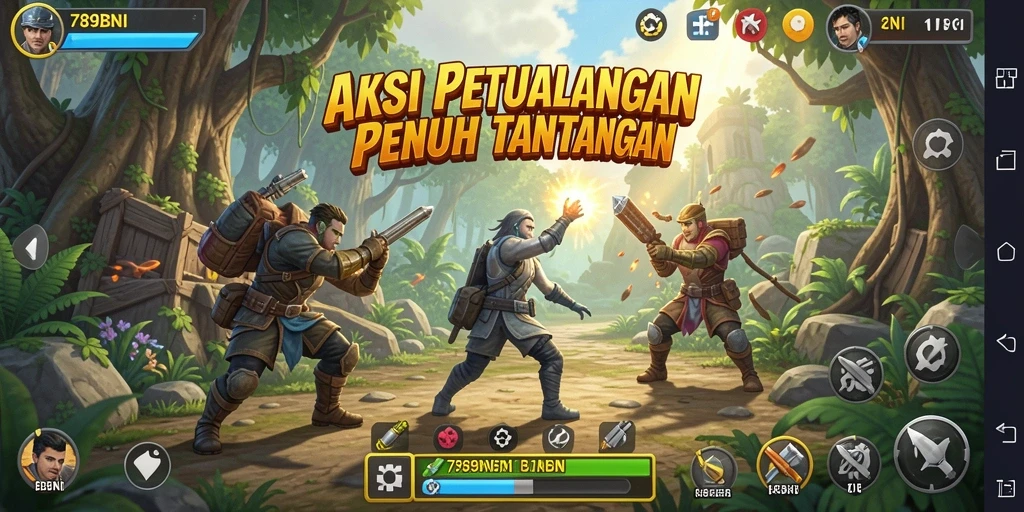 Tangkapan layar utama 789BNI menampilkan aksi gameplay yang seru.