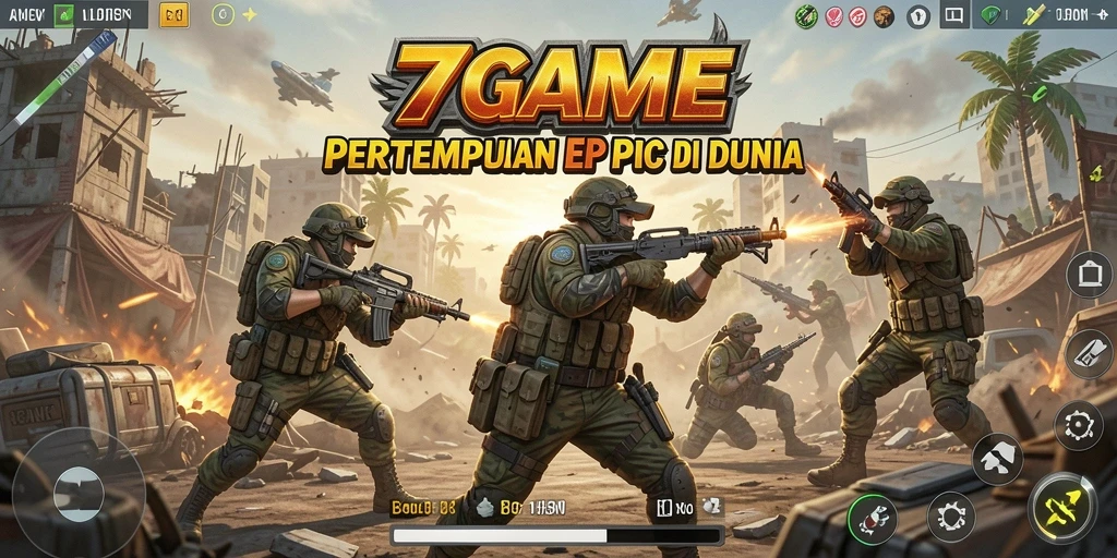 Tangkapan layar menampilkan tindakan intens di medan pertempuran Battle Royale.