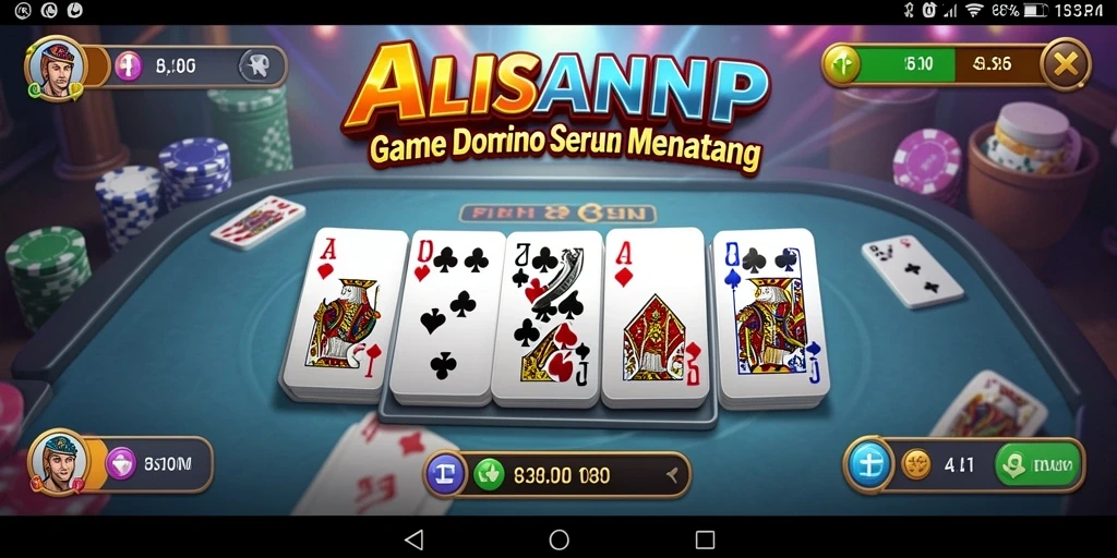 Tampilan gameplay seru Domino di ALISANRP.