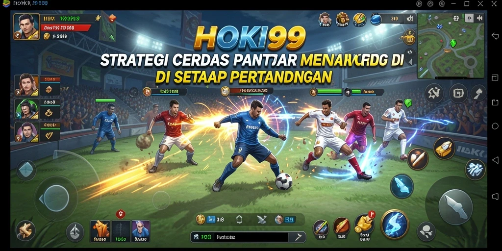 Tampilan gameplay HOKI99 yang menampilkan strategi dan taktik cerdas.