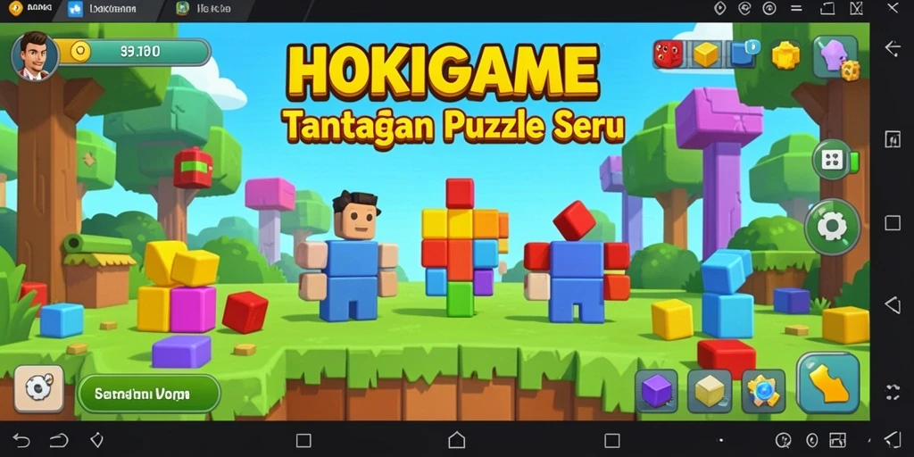 Tampilan gameplay HOKIGAME yang menantang dan seru.