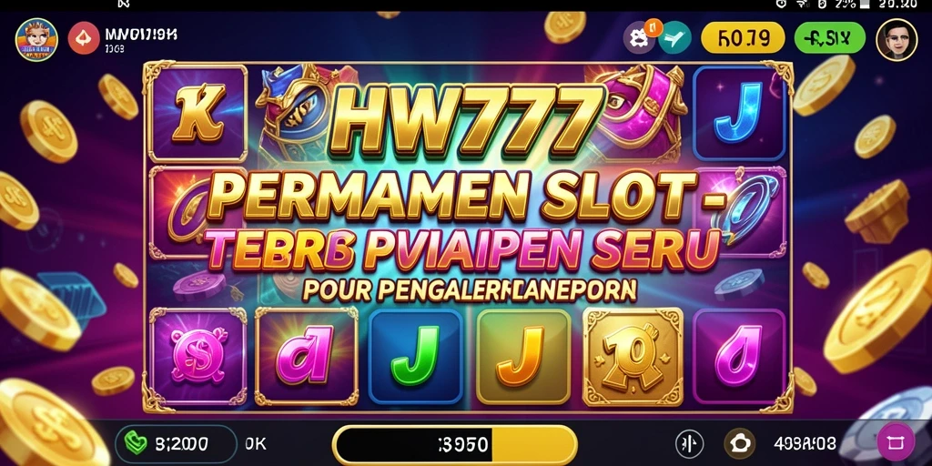 Tampak menarik dan penuh keseruan dari gameplay Slot HW777.