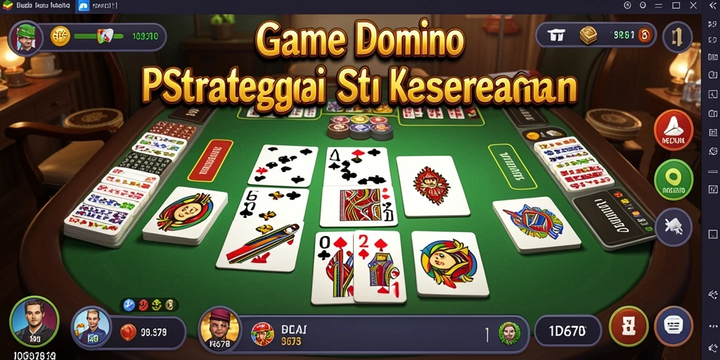 Tampilan gameplay seru dan interaktif dari game Domino.