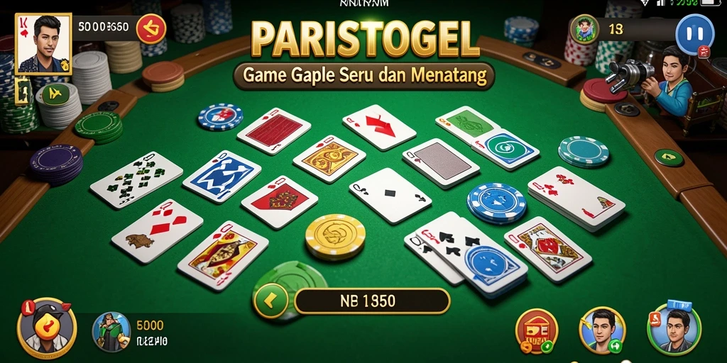 Tampilan gameplay seru di PARISTOGEL dengan fitur menarik.