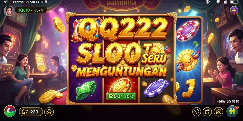 Screenshot dari gameplay QQ222 menampilkan pengalaman slot yang mendebarkan.