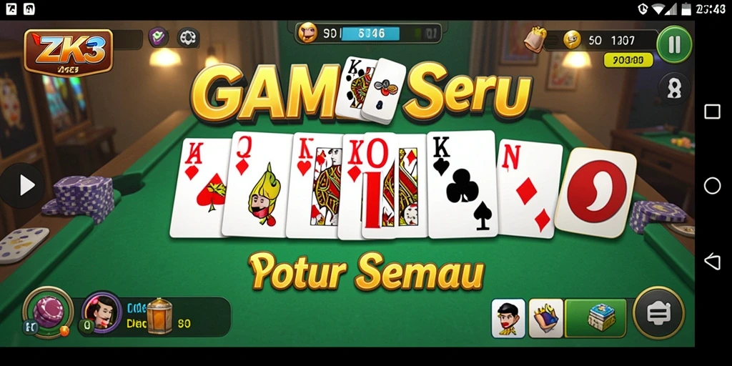 Gameplay dominasi ZK3 yang seru dan menantang.